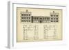 Elevation and Plan for Castle Abby-Campbell-Framed Art Print