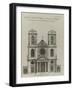 Elévation de l’église Saint-Jacques et  Saint-Philippe-du-Haut-Pas-Jacques-François Blondel-Framed Giclee Print