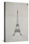 Elévation de la Tour Eiffel-null-Stretched Canvas