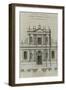 Elévation du portail de l’église du couvent des Feuillantines rue du faubou-Jacques-François Blondel-Framed Giclee Print