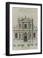 Elévation du portail de l’église du couvent des Feuillantines rue du faubou-Jacques-François Blondel-Framed Giclee Print