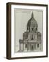 Elévation du portail et du dôme de l’église de la Sorbonne à Paris ; côté de la place-Jacques-François Blondel-Framed Giclee Print