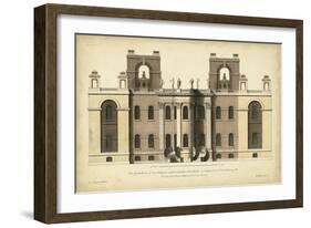 Elevation for a New Design I-Campbell-Framed Art Print