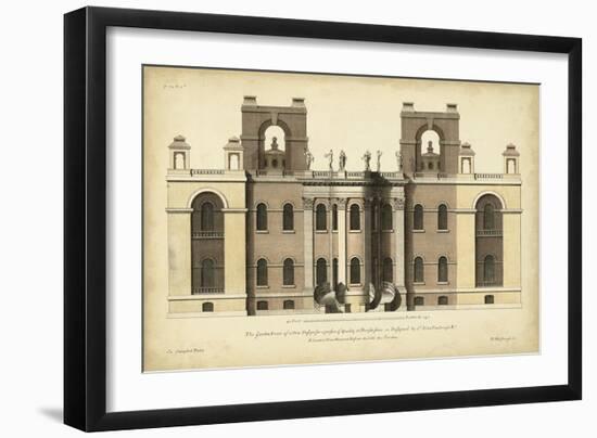 Elevation for a New Design I-Campbell-Framed Art Print