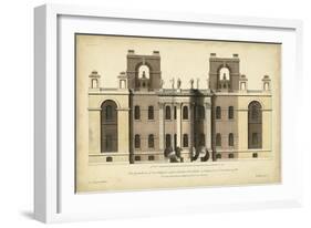 Elevation for a New Design I-Campbell-Framed Art Print