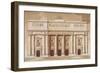 Elevation for the West Front of Parliament House-James Gandon-Framed Giclee Print