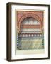 Elevation of an Alcove in the Pateo Del Agua, Alhambra, from "The Arabian Antiquities of Spain"-James Cavanagh Murphy-Framed Giclee Print