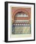 Elevation of an Alcove in the Pateo Del Agua, Alhambra, from "The Arabian Antiquities of Spain"-James Cavanagh Murphy-Framed Giclee Print