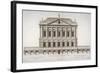 Elevation of Buckingham House, St James's Park, Westminster, London, C1770-Matthew Darly-Framed Giclee Print