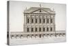 Elevation of Buckingham House, St James's Park, Westminster, London, C1770-Matthew Darly-Stretched Canvas