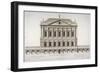 Elevation of Buckingham House, St James's Park, Westminster, London, C1770-Matthew Darly-Framed Giclee Print