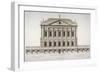 Elevation of Buckingham House, St James's Park, Westminster, London, C1770-Matthew Darly-Framed Giclee Print