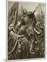 Elevation of Edward the Elder at Coronation at Kingston-On-Thames, 'The Illustrated London News'-Richard Caton Woodville-Mounted Giclee Print