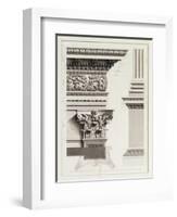 Elevation of Pedestal Entablature of the Arch at Tripoli-James Bruce-Framed Premium Giclee Print