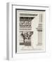 Elevation of Pedestal Entablature of the Arch at Tripoli-James Bruce-Framed Premium Giclee Print