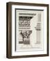 Elevation of Pedestal Entablature of the Arch at Tripoli-James Bruce-Framed Giclee Print