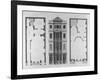 Elevation of the British Coffee House, Engraved by Robert Blyth, 1778-Robert Adam-Framed Giclee Print