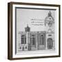 Elevation of the Church of St Benet Fink, City of London, 1760-null-Framed Giclee Print