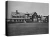 Elevation of the clubhouse, Essex County Club, Manchester, Massachusetts, 1925-null-Stretched Canvas