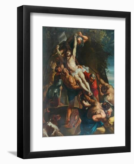 Elevation Of The Cross-John Henry Mols-Framed Premium Giclee Print