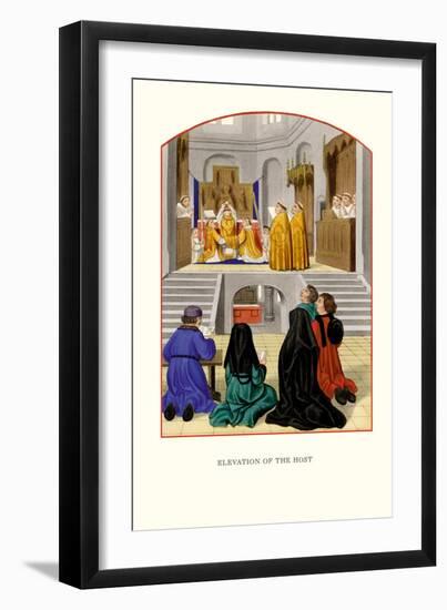 Elevation of the Host-H. Shaw-Framed Art Print