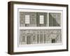 Elevation of the Library at Syon House, circa 1760-69-Robert Adam-Framed Giclee Print