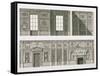 Elevation of the Library at Syon House, circa 1760-69-Robert Adam-Framed Stretched Canvas