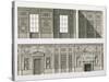 Elevation of the Library at Syon House, circa 1760-69-Robert Adam-Stretched Canvas