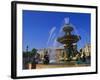 Elevation of the Maritime Fountain and Hotel De Crillon, Place De La Concorde, Paris, France-Neale Clarke-Framed Photographic Print