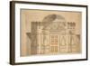 Elevation of the Mirror Wall in the Jasper Study of the Agate Pavilion at Tsarskoye Selo-Charles Cameron-Framed Giclee Print