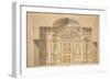 Elevation of the Mirror Wall in the Jasper Study of the Agate Pavilion at Tsarskoye Selo-Charles Cameron-Framed Giclee Print