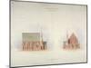 Elevation of the Side and Entrance of Woolwich Chapel, London, 1855-null-Mounted Giclee Print