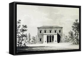Elevation of Villa Marlia in Lucca-Pasquale Poccianti-Framed Stretched Canvas
