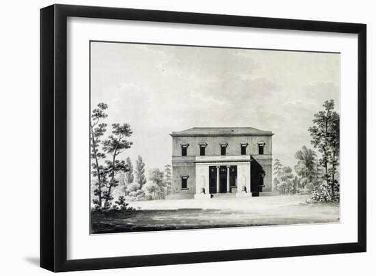 Elevation of Villa Marlia in Lucca-Pasquale Poccianti-Framed Giclee Print