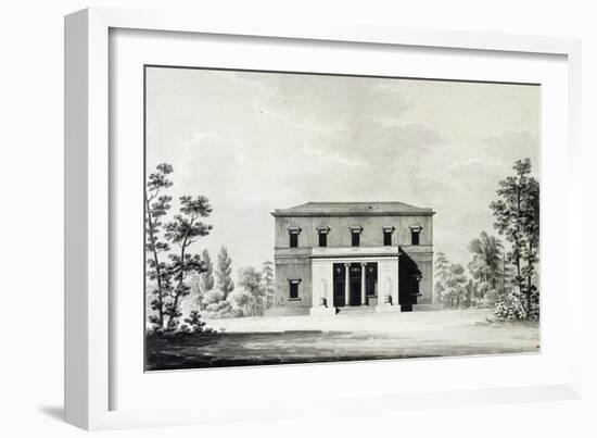 Elevation of Villa Marlia in Lucca-Pasquale Poccianti-Framed Giclee Print