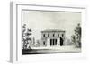 Elevation of Villa Marlia in Lucca-Pasquale Poccianti-Framed Giclee Print