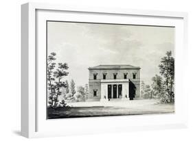 Elevation of Villa Marlia in Lucca-Pasquale Poccianti-Framed Giclee Print