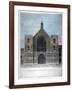 Elevation of Westminster Hall, London, 1808-Charles Middleton-Framed Giclee Print