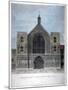 Elevation of Westminster Hall, London, 1808-Charles Middleton-Mounted Giclee Print