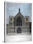 Elevation of Westminster Hall, London, 1808-Charles Middleton-Stretched Canvas