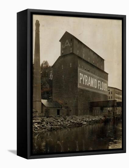 Elevator "A" of the Tacoma Grain Co., Circa 1915-null-Framed Stretched Canvas