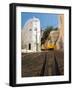 Elevator Cable Cars of Lisbon-George Oze-Framed Photographic Print