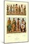 Eleven African Tribe Members-null-Mounted Art Print