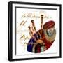 Eleven Pipers Piping-Janice Gaynor-Framed Art Print