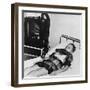 Eleven Yeat Old Boy in an Iron Lung, Beaujon Hospital, Paris, C1947-1951-null-Framed Giclee Print