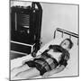 Eleven Yeat Old Boy in an Iron Lung, Beaujon Hospital, Paris, C1947-1951-null-Mounted Giclee Print