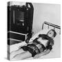 Eleven Yeat Old Boy in an Iron Lung, Beaujon Hospital, Paris, C1947-1951-null-Stretched Canvas