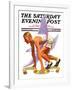 "Eleventh Olympiad," Saturday Evening Post Cover, August 8, 1936-J.F. Kernan-Framed Giclee Print