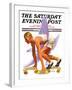 "Eleventh Olympiad," Saturday Evening Post Cover, August 8, 1936-J.F. Kernan-Framed Giclee Print