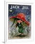 Elf in the Rain - Jack and Jill, April 1956-Ruth Bendel-Framed Giclee Print